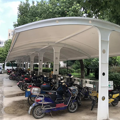 膜結構非機動車停車棚